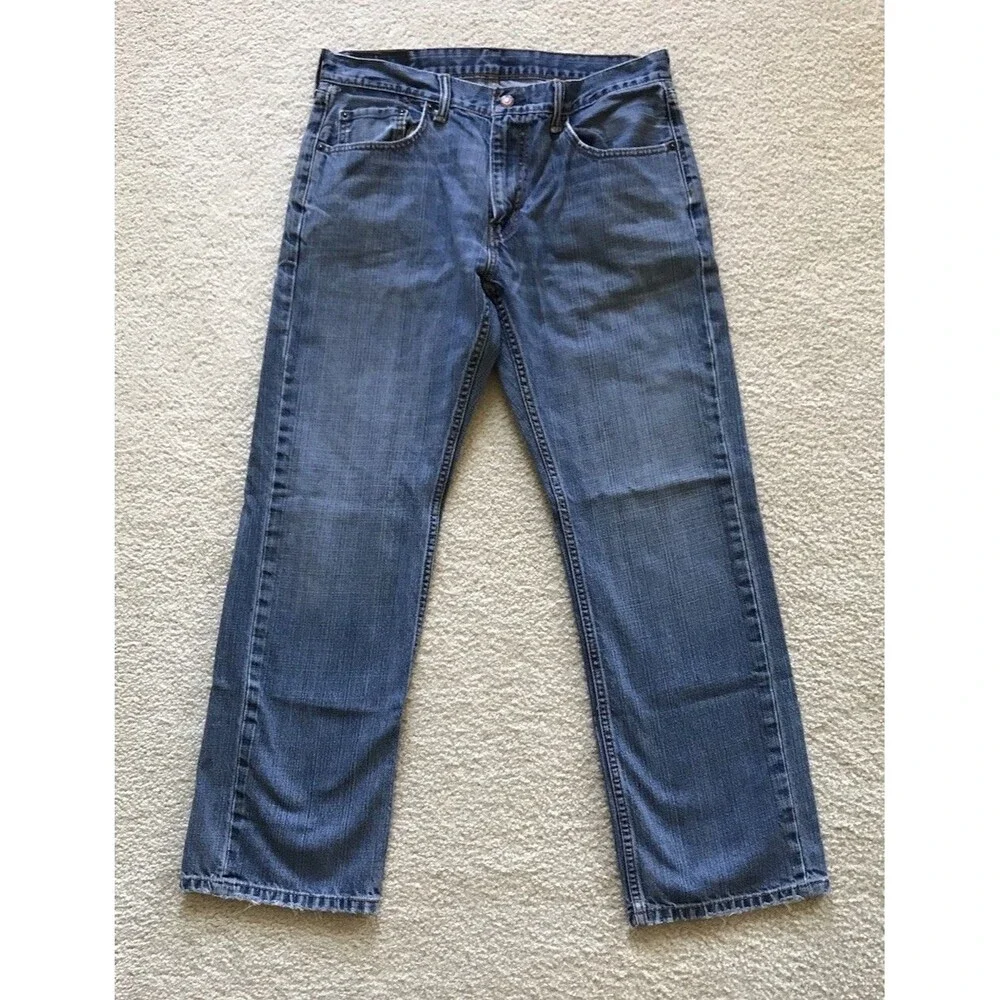 Vintage Levis 559 Jeans Mens 33x30 Blue Relaxed Fit Straight Leg Medium Denim
